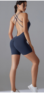 Combinaison courte Lydia — Bleu marine