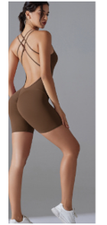 Combinaison courte Lydia — Praline