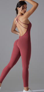 Combinaison longue Lydia — Cerise
