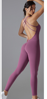 Combinaison longue Lydia — Mauve