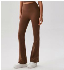 Legging évasé Freya — Chocolat