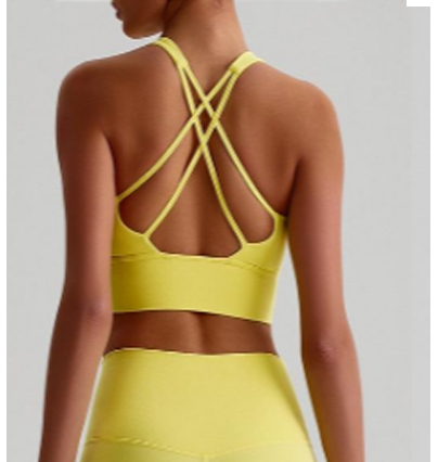Top Freya Croisé — Jaune