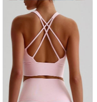 Top Freya Croisé — Rose Pâle