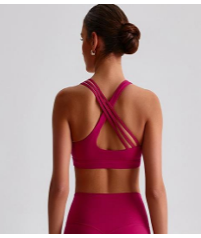 Top Freya Asymétrique — Framboise