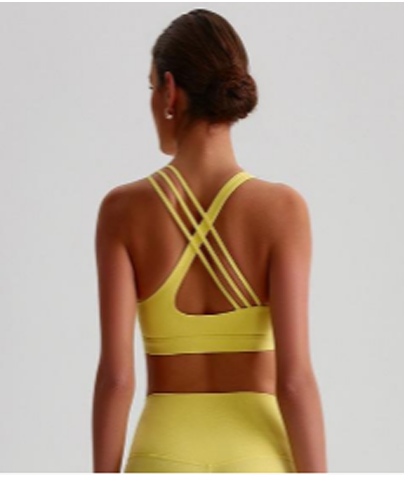Top Freya Asymétrique — Jaune