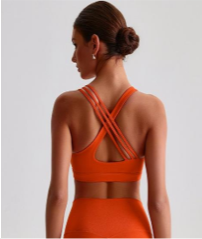 Top Freya Asymétrique — Orange