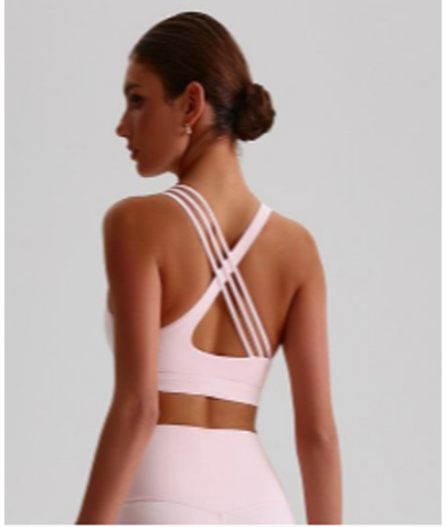 Top Freya Asymétrique — Rose Pâle